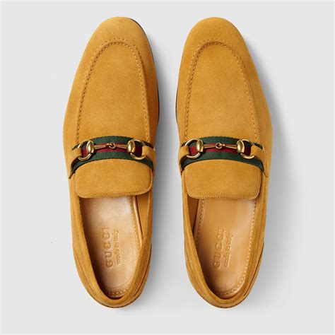 gucci suede horsebit loafers|gucci suede horsebit loafers men's.